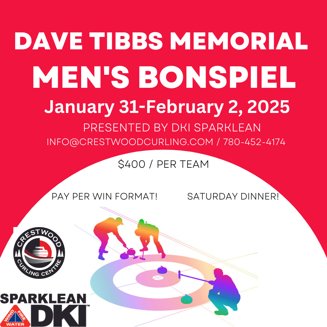 2025 Mens Bonspiel Poster