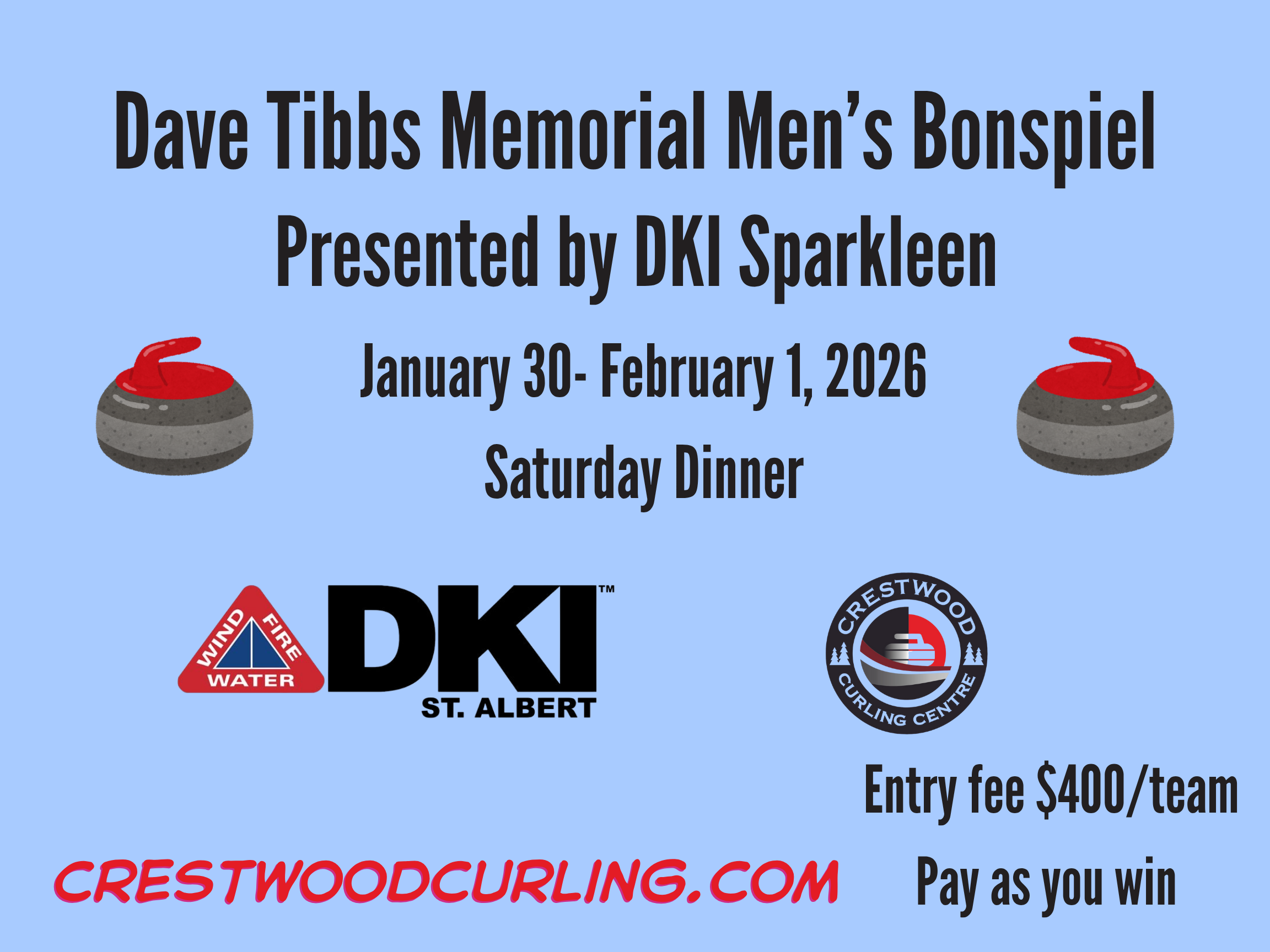 Dave Tibbs Memorial Mens Bonspiel 2026
